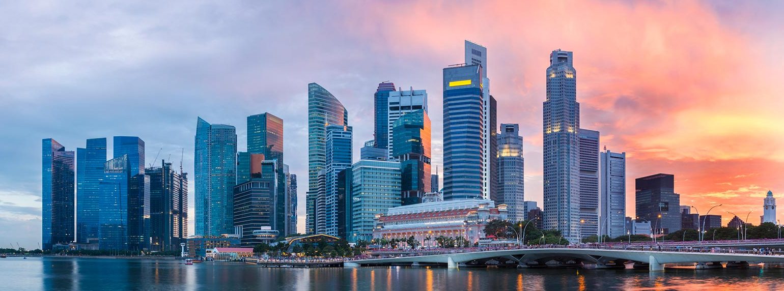 Skyscraper view of Singapore